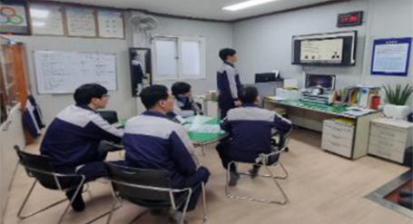 안전보건 교육 현장